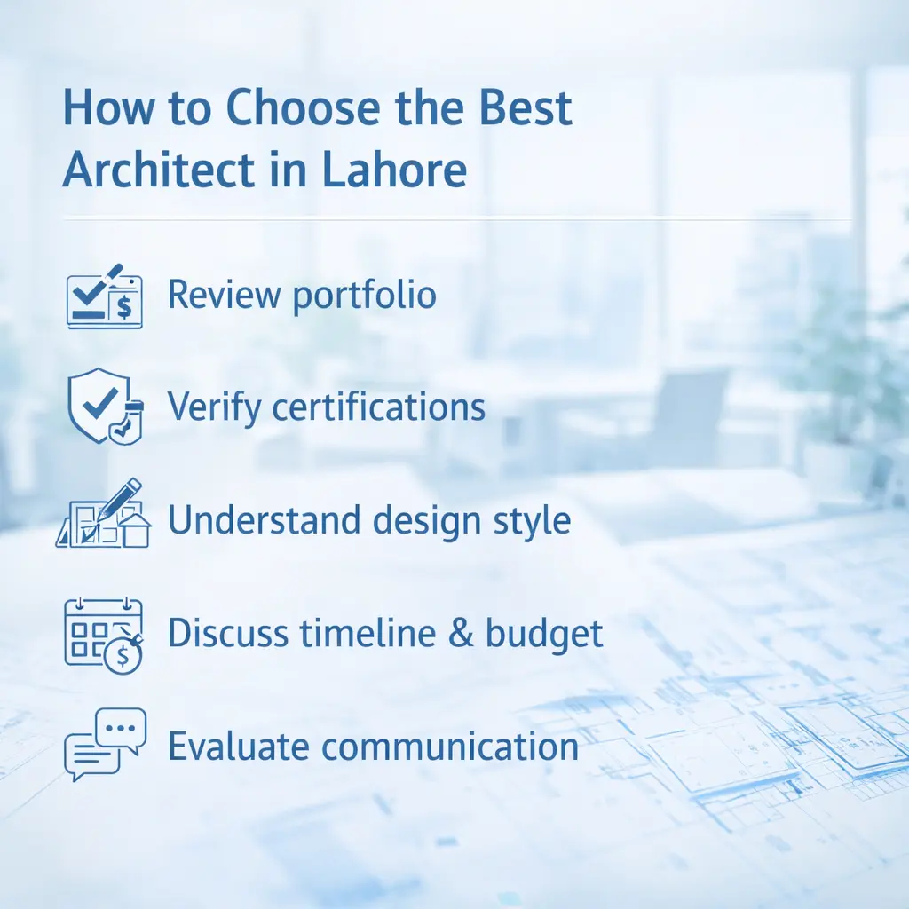 Choosing the best architect in lahore - GharHub