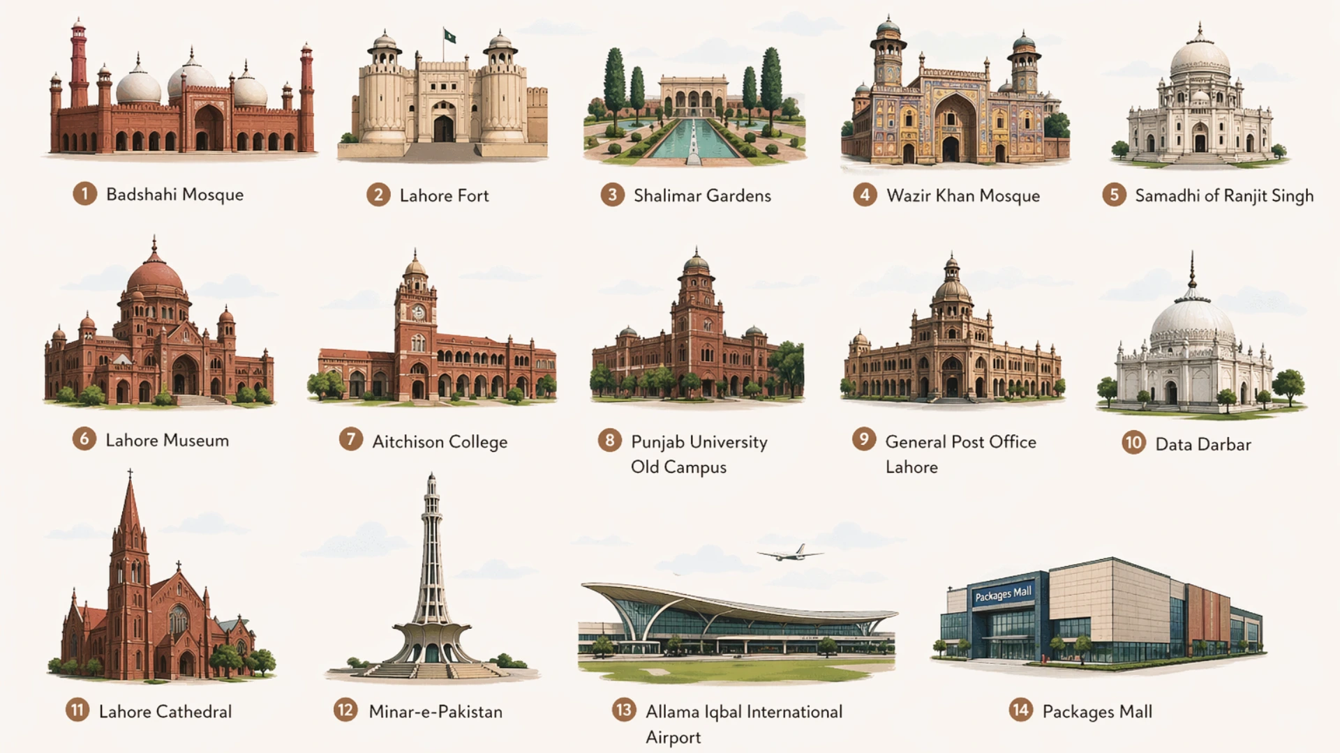 Top architectural landmarks in Lahore - GharHub