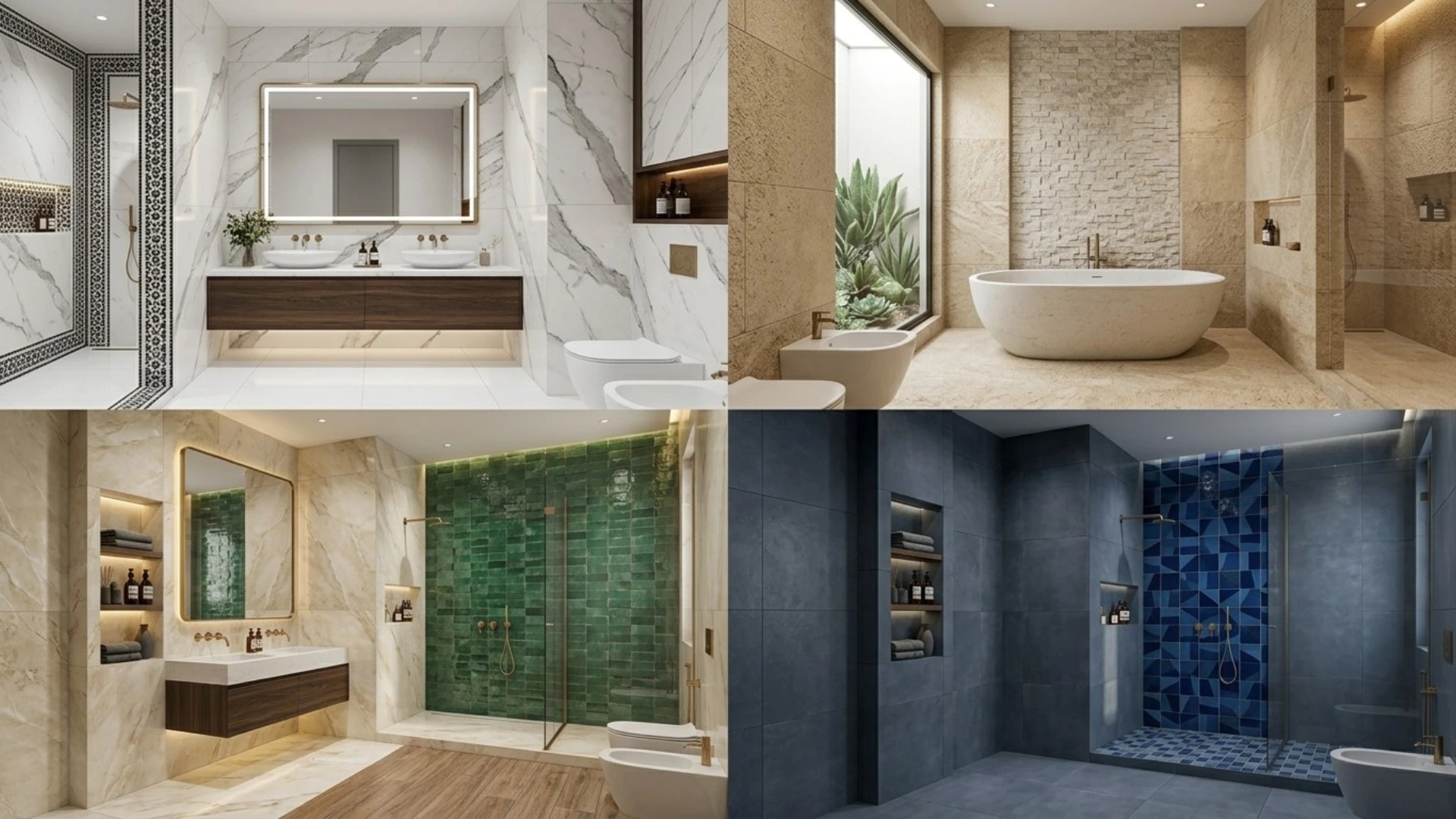 Bathroom Tile Design Ideas for Modern Homes