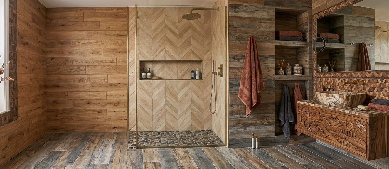Wood-Look Porcelain Tiles