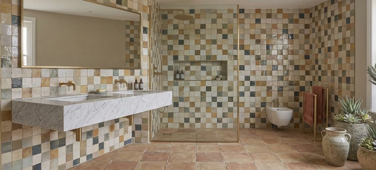 Zellige and Handmade-Look Tiles