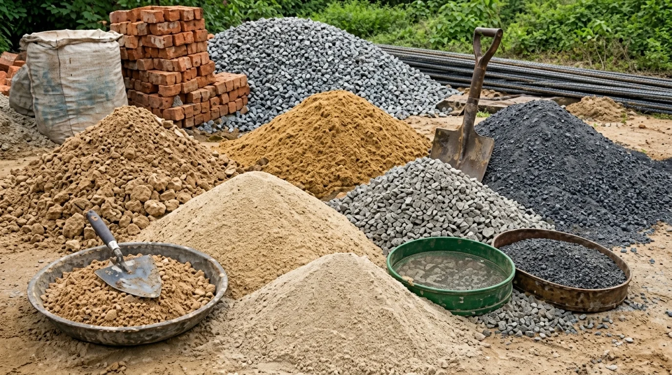 Selection Guide for Choosing the Right Sand for Concrete, Brickwork, and Plaster