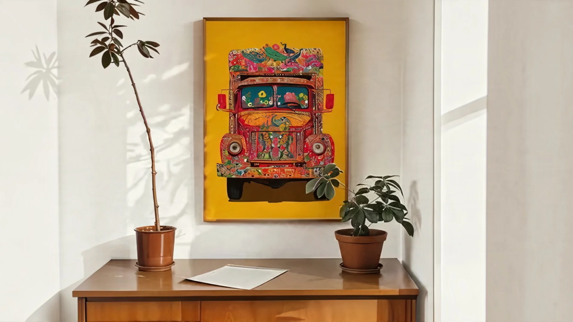 Desi Fusion and Truck Art Accents Interior Style - Gharhub