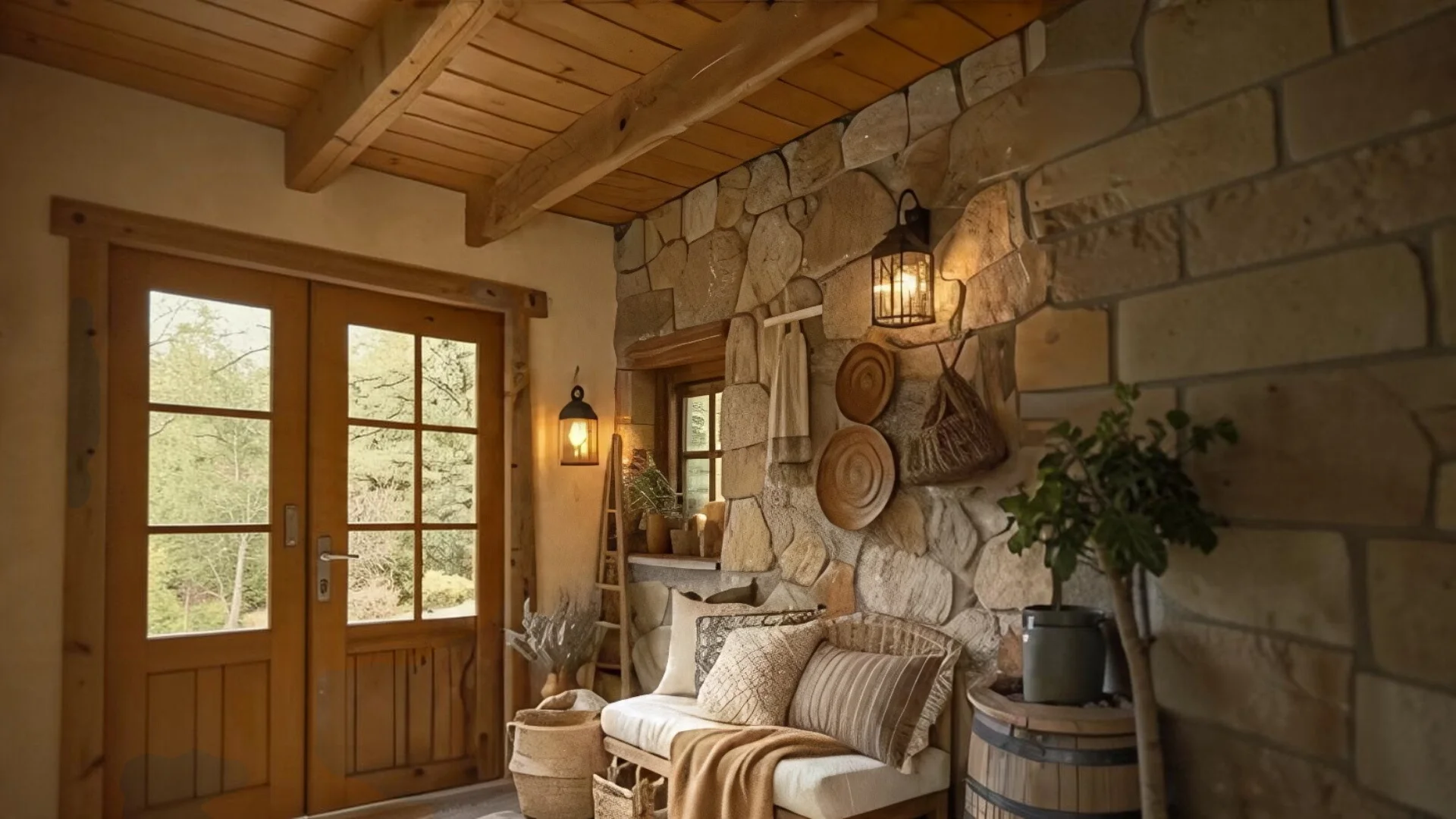 Rustic Interior Style - Gharhub