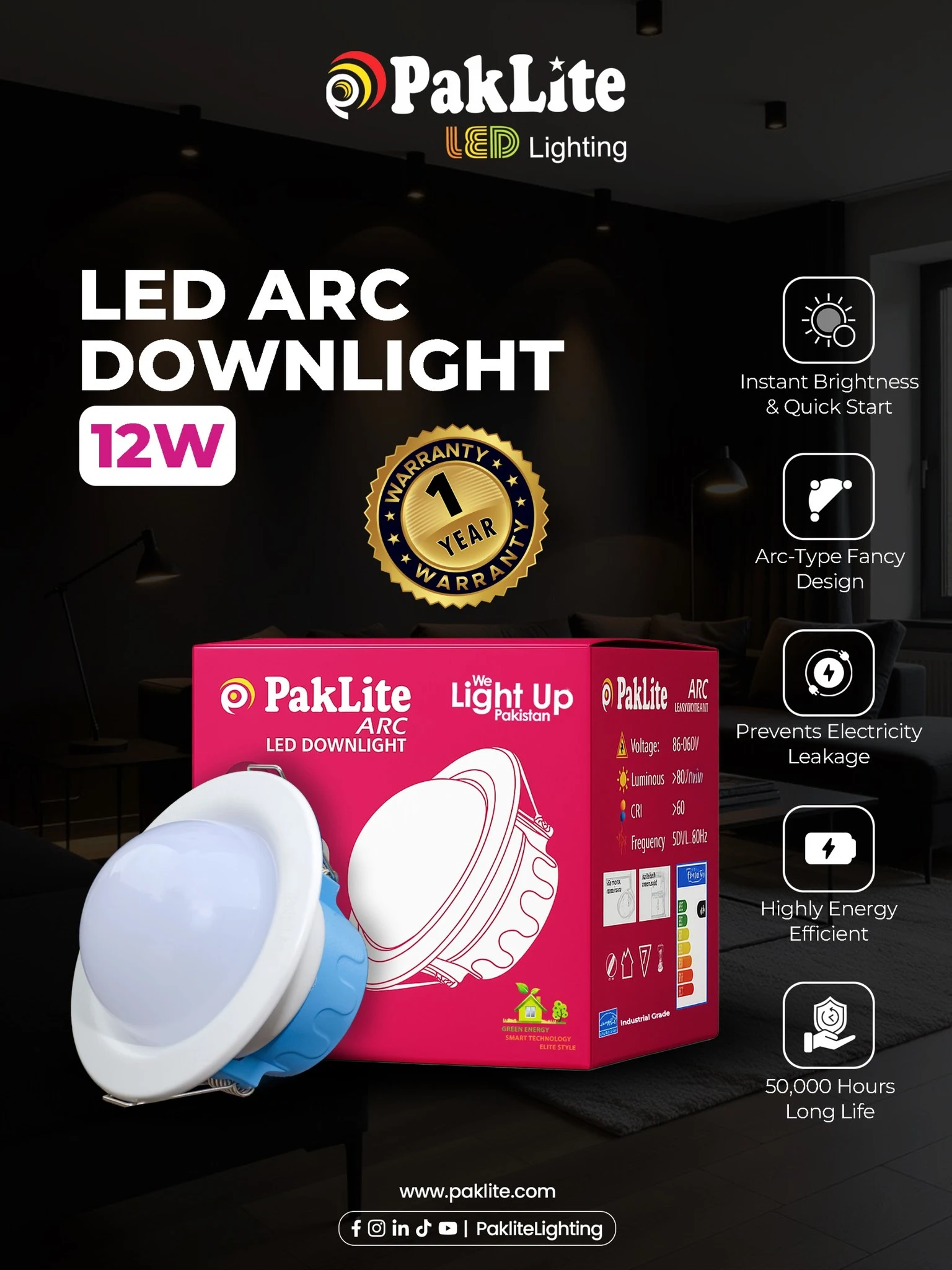 LED ARC DOWNLIGHT