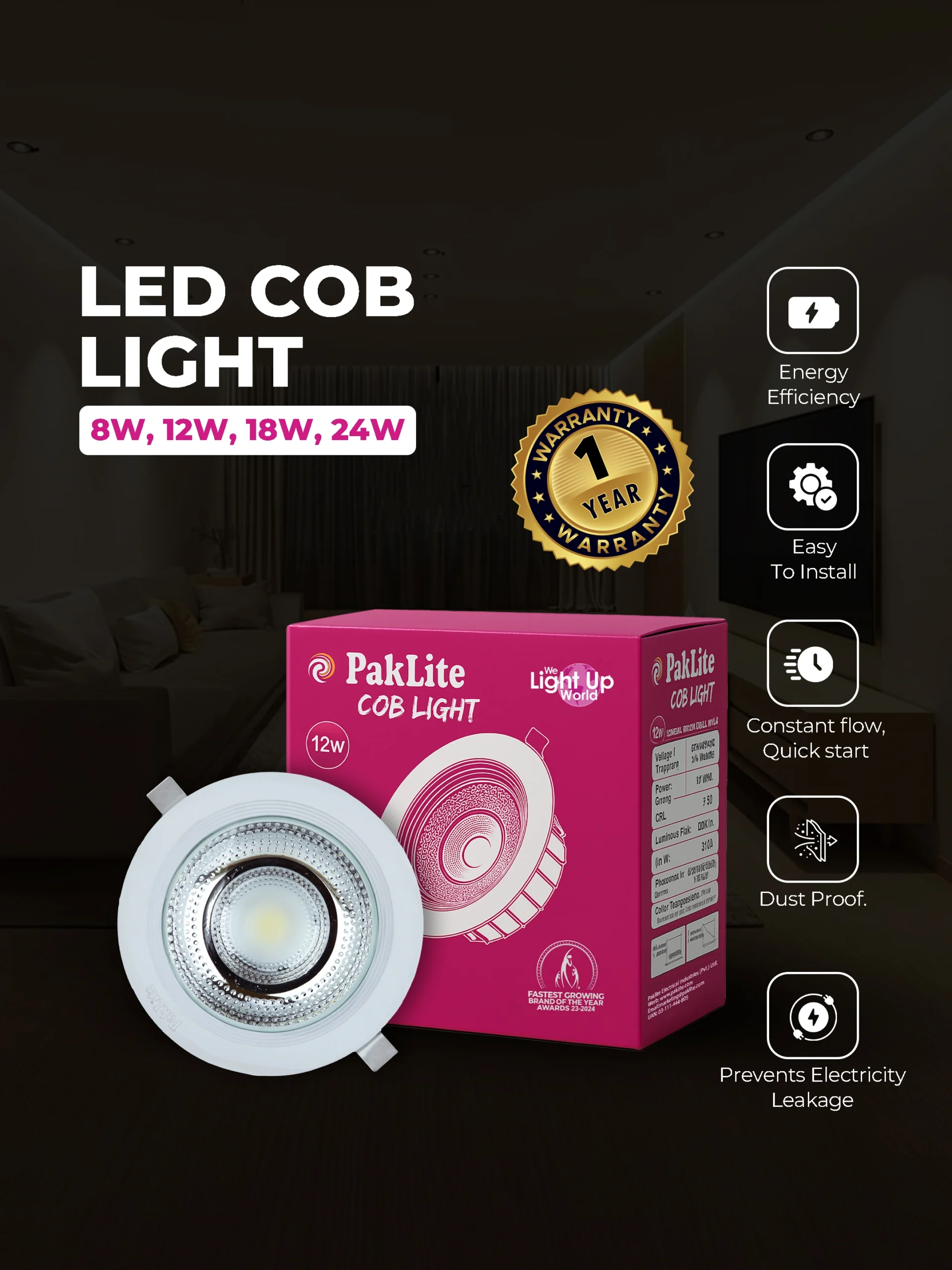 LED COB Downlight