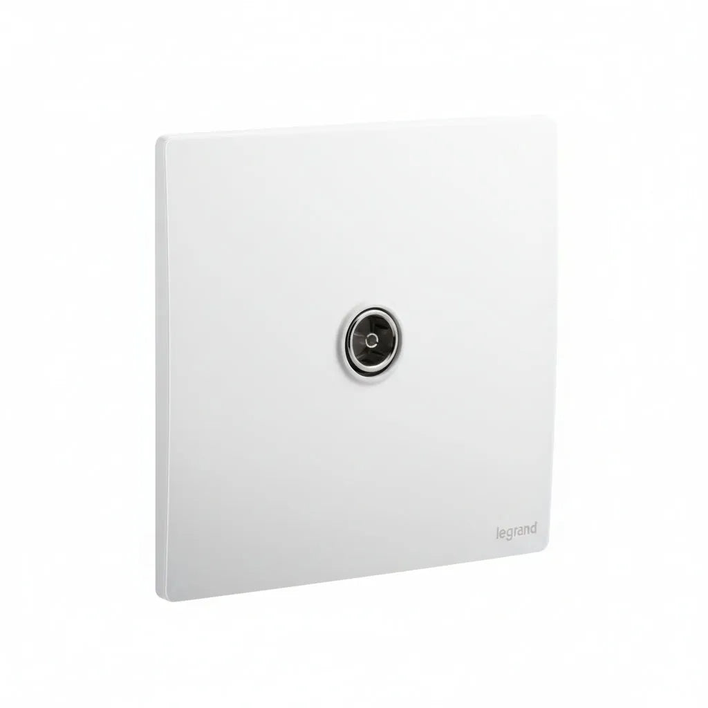 Legrand Mallia Senses Series Single TV Socket